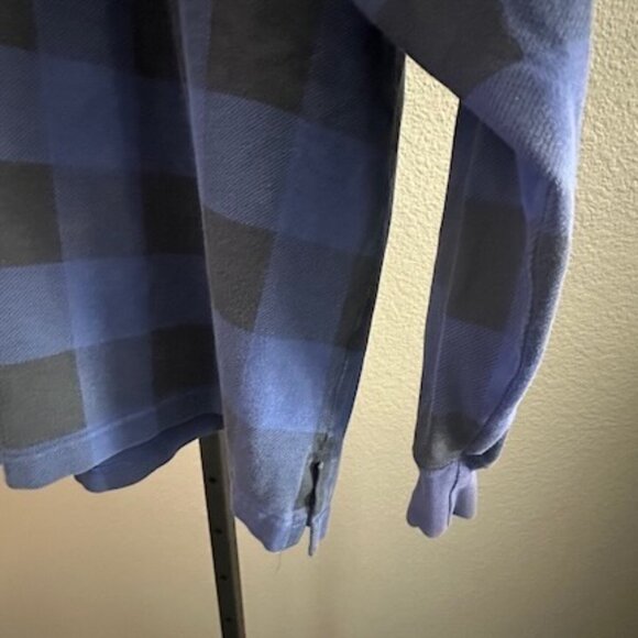 Vintage Eddie Bauer Plaid Rugby Corduroy Collar Long Sleeve Shirt  Size M/M GUC - Picture 3 of 11